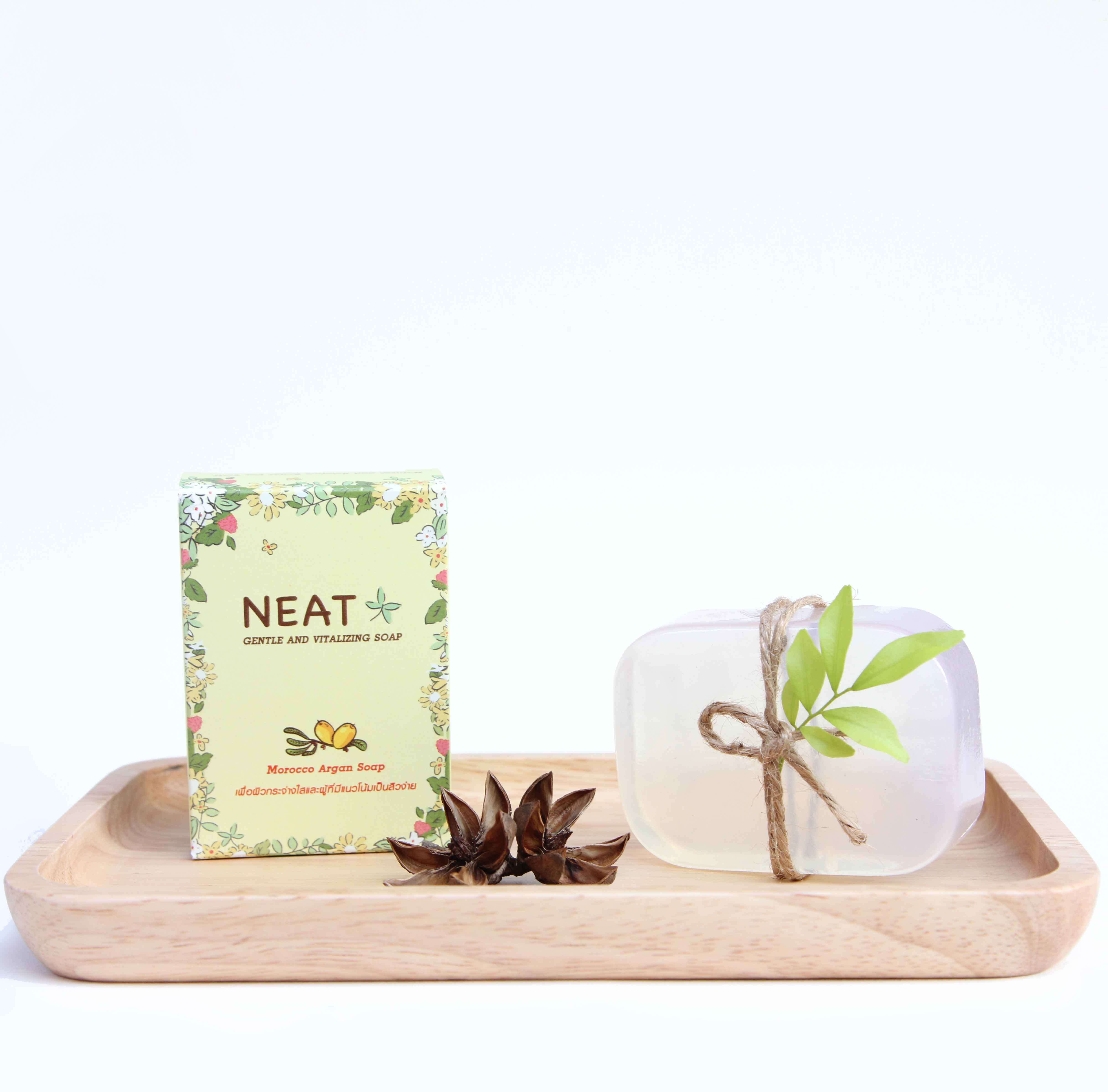 NEAT, Gentle and Vitalizing Soap 100 g. , สบู่,อาร์แกนออย,โมร็อคโค,argan oil