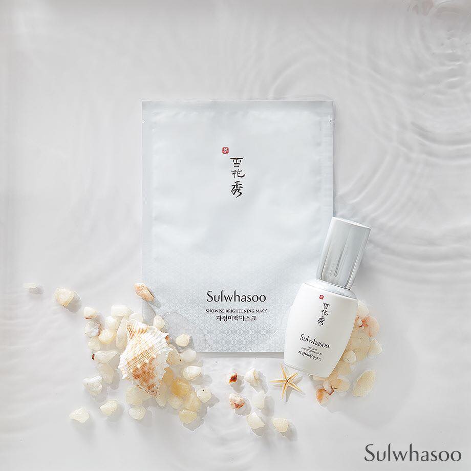 มาส์กหน้าแบบแผ่น , Sulwhasoo SNOWISE Brightening Mask , Sulwhasoo , มาส์กซัลวาซู , ซัลวาซู , Sulwhasoo SNOWISE Brightening Mask 1แผ่น 20g, sulwhasoo รีวิว 2018