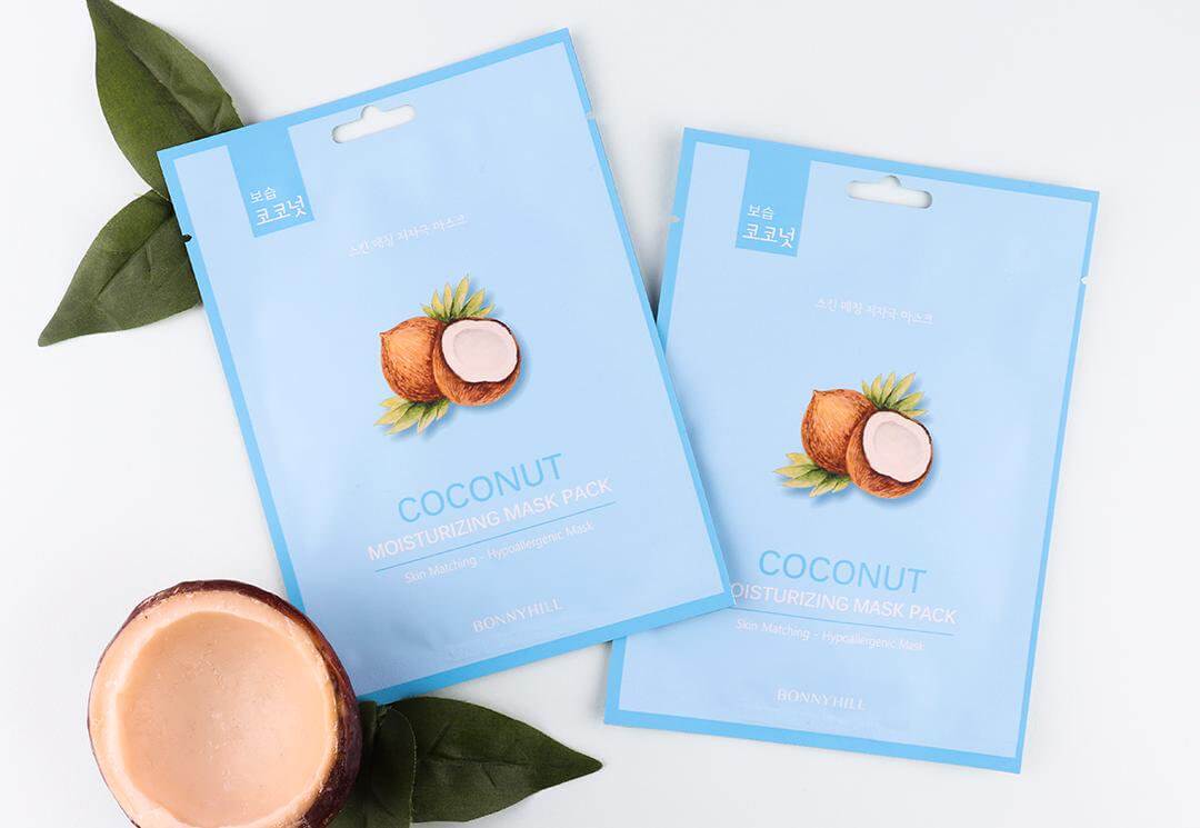 BONNYHILL,Coconut Moisturizing Mask Pack ,มาส์กBONNYHILL,Coconut Moisturizing Mask Pack รีวิว,Coconut Moisturizing Mask Pack ราคา.บอนนี่ฮีล